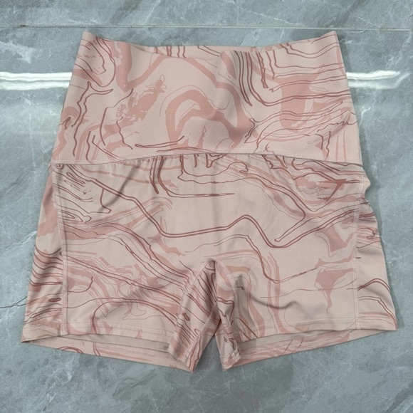 Gymshark Pants - Women’s Gymshark Marbled Biker Shorts Butt Scrunch Lifting Training Size Large